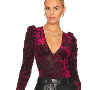 NWT Free People Magic Hour Bodysuit Midnight Combo